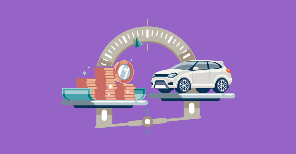 Infographic about a car and how to refinance it